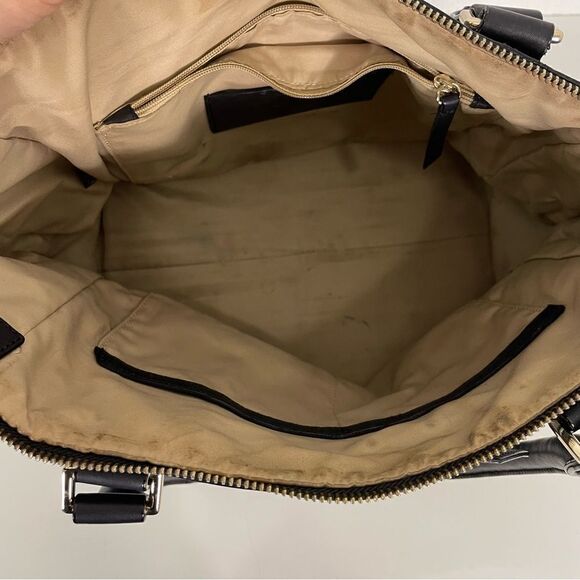 Cole Haan Black Leather Shoulder Purse - Picture 6 of 6